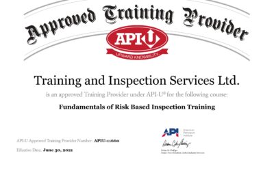 Fundamentals of Risk Based Inspection